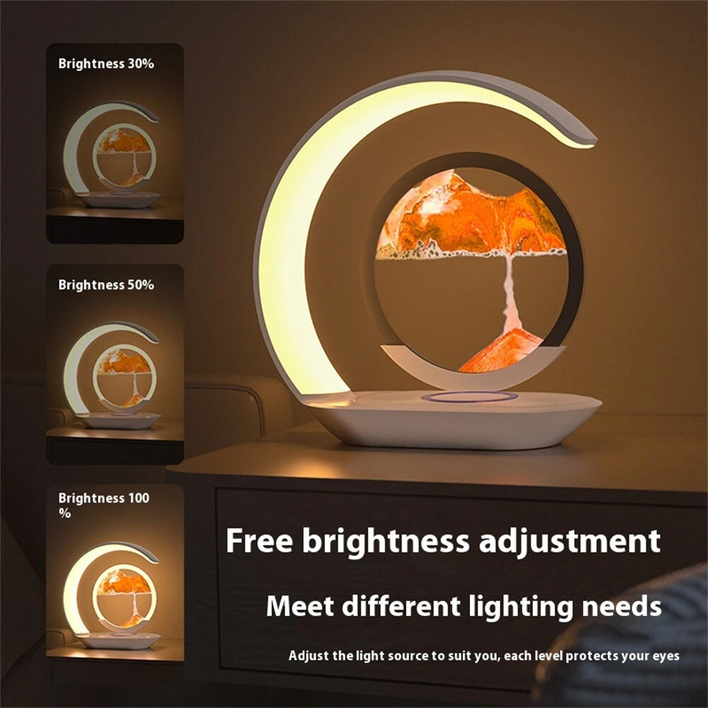 Smart LED Desk Lamp with Wireless Charging