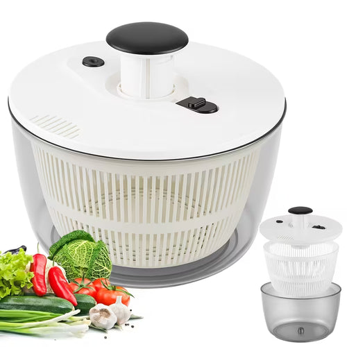 Multi-Function Salad Spinner for Efficient Meal Prep