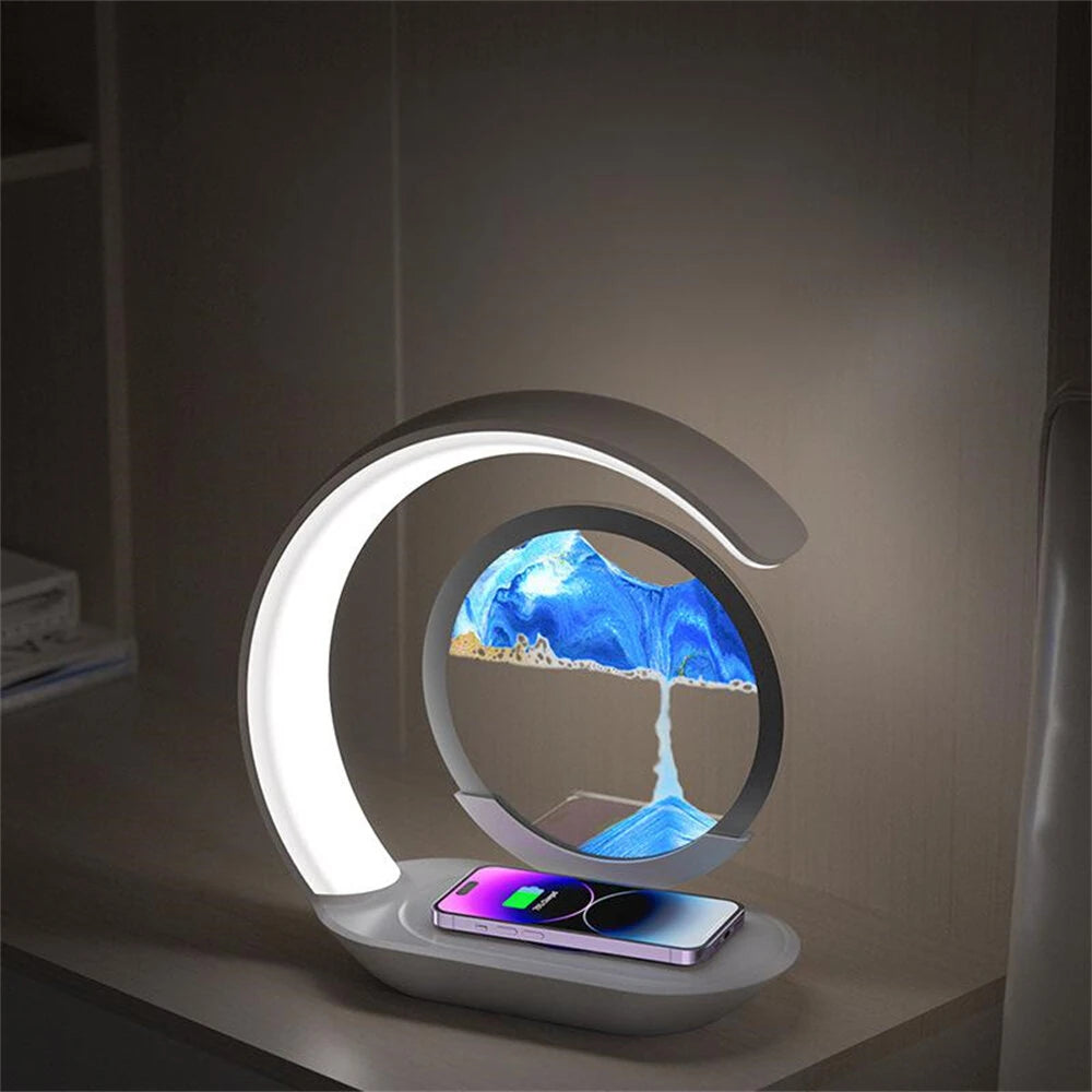 Smart LED Desk Lamp with Wireless Charging