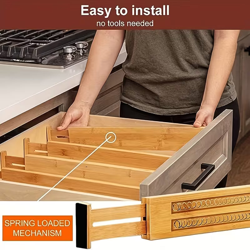 Adjustable Drawer Organiser Set