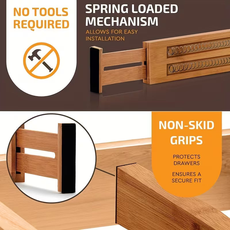 Adjustable Drawer Organiser Set