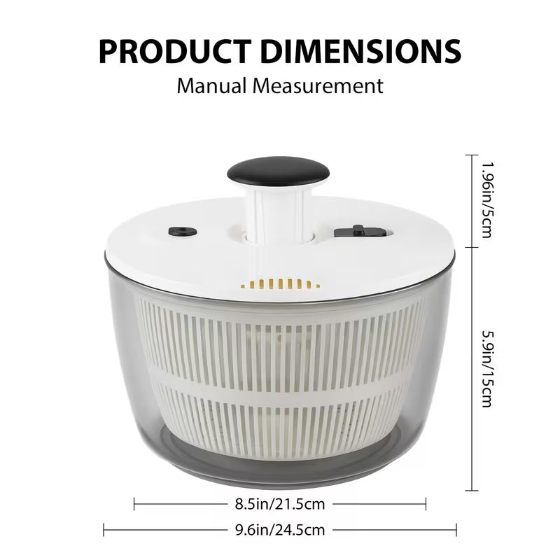 Multi-Function Salad Spinner for Efficient Meal Prep