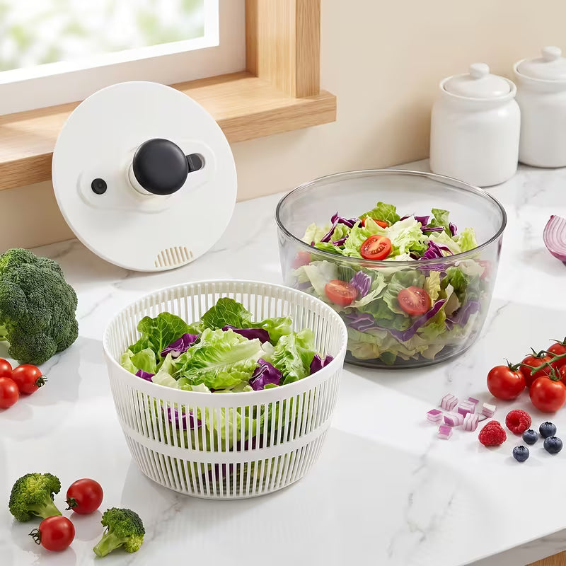 Multi-Function Salad Spinner for Efficient Meal Prep