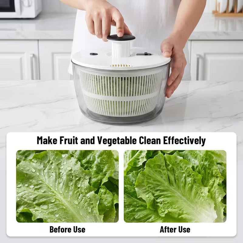 Multi-Function Salad Spinner for Efficient Meal Prep
