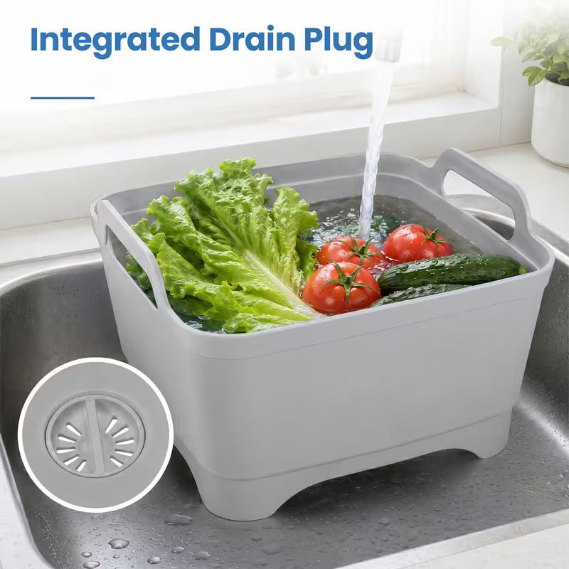 Collapsible Silicone Sink Colander – Space-Saving Kitchen Tool