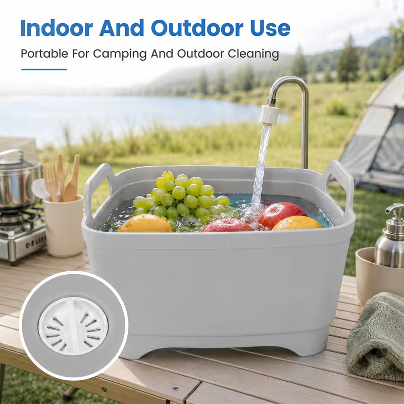 Collapsible Silicone Sink Colander – Space-Saving Kitchen Tool