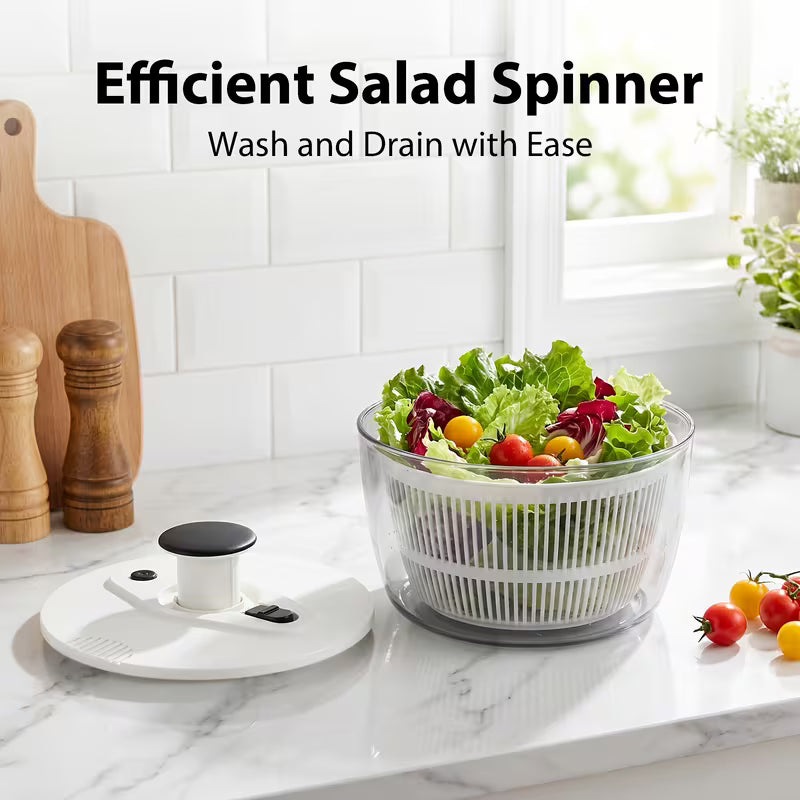 Multi-Function Salad Spinner for Efficient Meal Prep