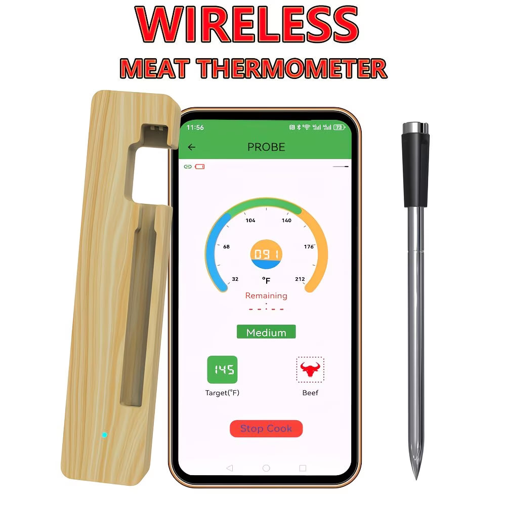 Smart Oven Temperature Probe for Precise Cooking