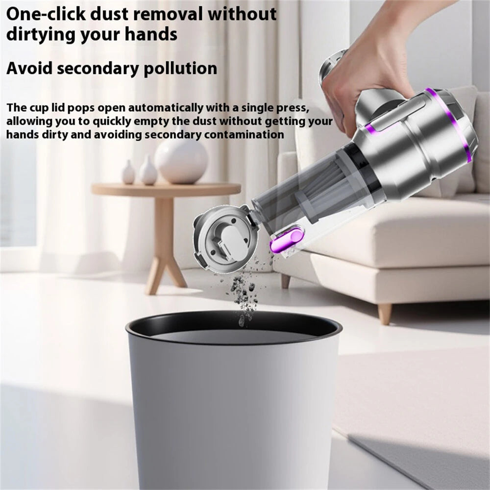 Cordless Handheld Vacuum Cleaner for Easy Portable Cleaning